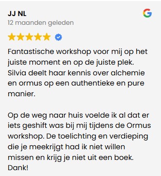 Review Ormus workshop