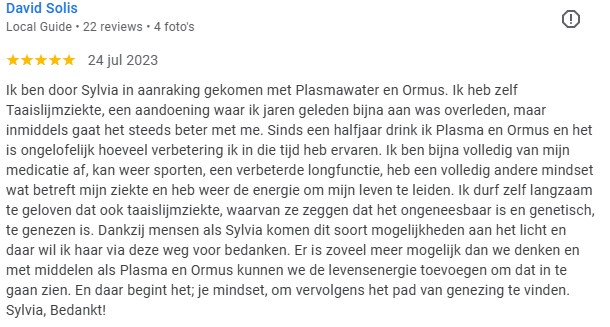 ormus levenselixer maken